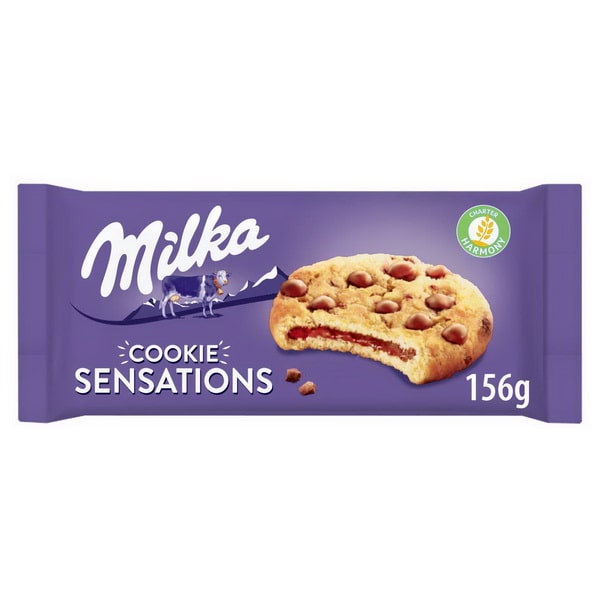 کوکی سنسیشن میلکا با مغز شکلاتی - Milka Sensations COOKIES 